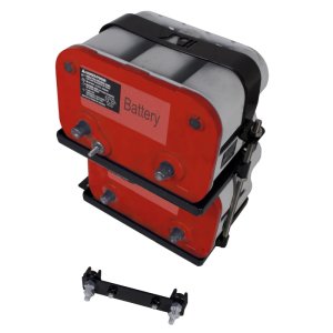 Jeep Wrangler Battery Tray - Rugged Ridge - Dual - Black - `97-`06